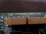 PL PRO-LOG 7318A-04 QUADRATURE COUNTER CARD PWB117040-002