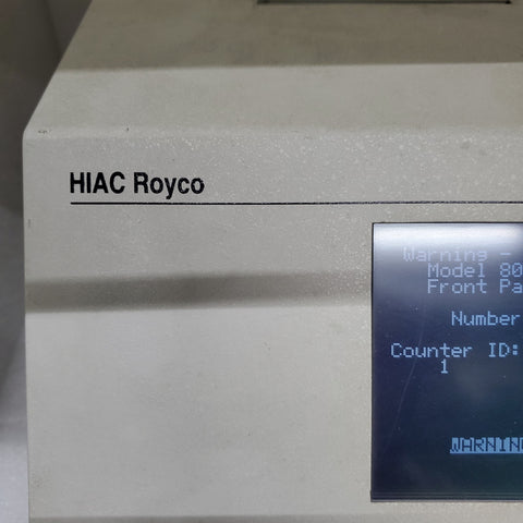 HIAC ROYCO EIGHT channel particle counter 8000A pacific scientific ins ...