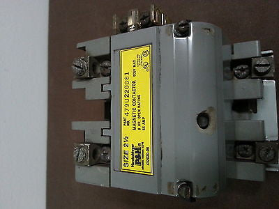 Harnischfeger 479u220d81 479u165d4 contactor 65amp